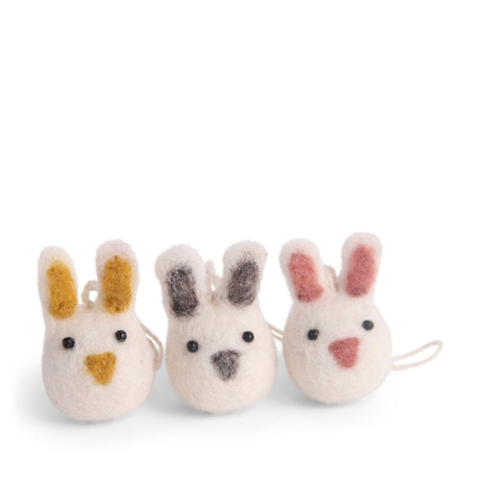 Easter Bunnies - Colourful Ears (Mini Set of 3) - Hanging Decorations